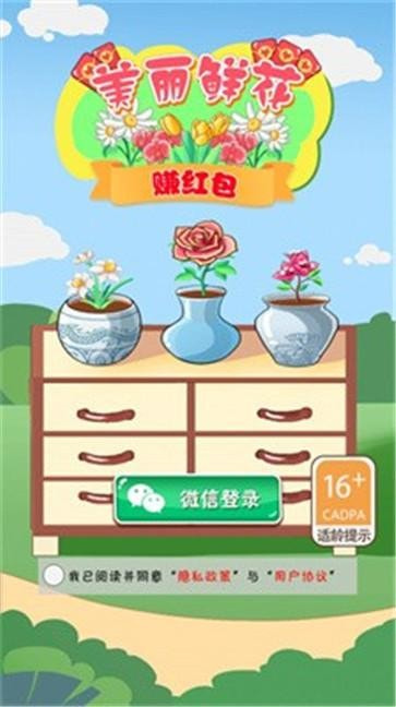美丽鲜花赚红包0