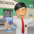 学校自助餐厅模拟器Kantin Sekolah Simulator_logo